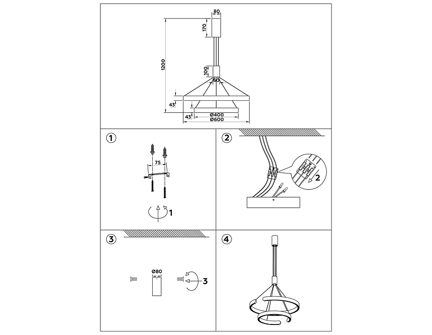 FL5885/2 GD золото 45W 3000K/4200K/6400K D600/400*1200 (без ПДУ)